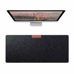 2PCS Felt Keyboard Mouse Pad Desk Pad, Specification: 300 × 600 × 2mm(Deep Gray)