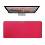 2PCS Felt Keyboard Mouse Pad Desk Pad, Specification: 300 × 600 × 2mm(Watermelon Red)