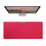 2PCS Felt Keyboard Mouse Pad Desk Pad, Specification: 300 × 700 × 3mm(Watermelon Red)