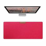 2PCS Felt Keyboard Mouse Pad Desk Pad, Specification: 300 × 800 × 3mm(Watermelon Red)