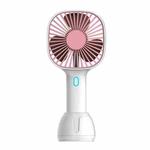 Portable Office Desk Handheld Mini USB Charged Fan(Pink)