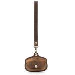 Crazy Horse Leather Wireless Bluetooth Earphone Cover For Sony WF-1000XM4(Coffee)