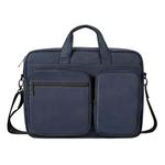 DJ02 Large Capacity Waterproof Laptop Bag, Size: 14.1-15.4 inches(Navy Blue)