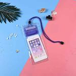 10 PCS Transparent Mobile Phone Waterproof Bag With Lanyard(Purple)