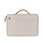 ND02S Adjustable Handle Waterproof Laptop Bag, Size: 14.1-15.4 inches(Khaki)