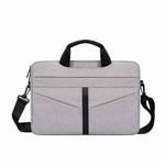 DJ04 Hidden Handle Waterproof Laptop Bag, Size: 14.1-15.4 inches(Grey)