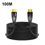 DTECH HDMI 2.0 Version Fiber Optical Line 4K 60Hz Large Screen TV Engineering Wiring, Length: 100m