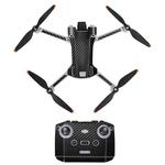 Sunnylife Drone+Remote Control Protective Sticker For DJI Mini 3 Pro Standard  Version(Carbon Black)