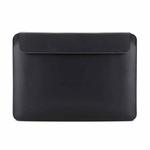 JRC MR80 Leather Waterproof Laptop Sleeve Bag, Size: 14 inches(Black)