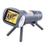 Children Camera Microscope USB Electronic Microscope Digital Magnifying Glass(Silver Gray)