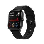 P8 1.4 Inch Heart Rate Blood Pressure Monitoring Smart Watch, Color: Black