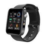 T68 1.54 Inch Body Temperature Monitoring Smart Watch with Flashlight Function(Black)