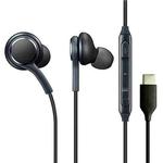 115 Type-C Digital Chip Wire-controlled Headphones For Samsung Note 10 (Black)