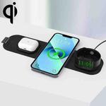 E26 15W 3 In 1 Wireless Charger Suitable For Apple/QI Mobile Phone& Apple Watch & AirPods(Black)