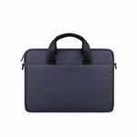 ST09 Portable Single-shoulder Laptop Bag, Size: 14.1-15.4 inches(Navy Cyan)