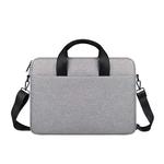 ST09 Portable Single-shoulder Laptop Bag, Size: 15.6 inches(Gray with Shoulder Strap)