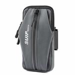 x3028 Outdoor Fitness Running Mobile Phone Arm Bag Waterproof Wrist Bag(Grey)