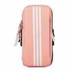 Outdoor Sports Running Mobile Phone Arm Bag Fitness Wrist Bag(Pink)