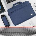 DSMREN Nylon Laptop Handbag Shoulder Bag,Model: 044 Air Cushion Blue, Size: 13.3 Inch