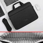 DSMREN Nylon Laptop Handbag Shoulder Bag,Model: 285 Air Cushion Black, Size: 14 Inch