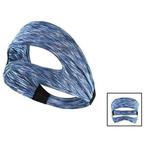 VR Glasses Head-mounted Breathable Sweat-proof Eye Mask(Blue White)