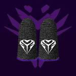 Gaming Superconducting Sweat Resistant Finger Gloves(Purple)