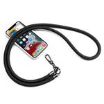 Mobile Phone Mountaineering Rope Lanyard  Can Be Hung Neck Or Crossbody(Black)