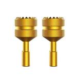 1 Pair Sunnylife MM3-YG393 For DJI Mini3 Pro DJI RC With Screen Remote Control Thumb Rocker(Gold)