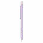 CY152 Magnetic Silicone Storage Colorblock Pen Holder For Apple Pencil 1(Purple)