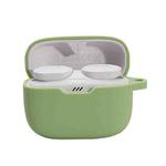 For JBL T230NC TWS Wireless Bluetooth Headphones Silicone Case(Matcha Green)