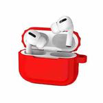 Bluetooth Earphone Soft Silicone Case For AirPods Pro (Red)