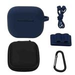 Bluetooth Earphone Silicone Cover Set For AirPods 3, Color: 5 PCS/Set Noon Blue