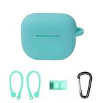 Bluetooth Earphone Silicone Cover Set For AirPods 3, Color: Ear Hanging Set Mint Green