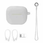 Bluetooth Earphone Silicone Cover Set For AirPods 3, Color: Hand Rope Set White