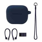 Bluetooth Earphone Silicone Cover Set For AirPods 3, Color: Hand Rope Set Noon Blue
