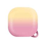 Gradient Headphone Cover For Samsung Buds Pro/Buds Live/Buds 2(Yellow Pink)