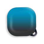 Gradient Headphone Cover For Samsung Buds Pro/Buds Live/Buds 2(Blue Black)