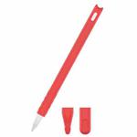 2 PCS Cartoon Touch Silicone Pen Case For Apple Pencil 2(Red)