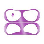 2 PCS Headphone Inner Cover Sticker Dustproof Protective Film For Airpods 3(Purple)