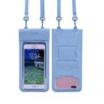 Tteoobl  30m Underwater Mobile Phone Waterproof Bag, Size: Large(Gray Blue)