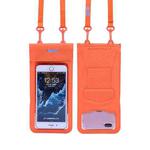 Tteoobl  30m Underwater Mobile Phone Waterproof Bag, Size: Large(Orange)