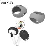 30PCS Earless Ultra Thin Earphone Ear Caps For Apple Airpods Pro(Gray)