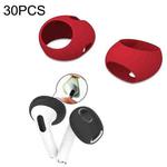 30PCS Earless Ultra Thin Earphone Ear Caps For Apple Airpods Pro(Red)