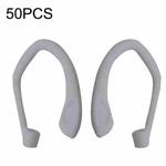 50PCS EG40 For Apple Airpods Pro Sports Wireless Bluetooth Earphone Silicone Non-slip Ear Hook(White)