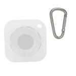 Tracker Anti-Lost Silicone Case For Airtag, Color: Transparent+D Buckle