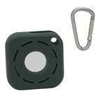 Tracker Anti-Lost Silicone Case For Airtag, Color: Ink Green+D Buckle