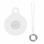 Locator Storage Silicone Cover With Hand Strap For AirTag, Color: Transparent