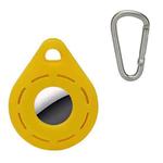Location Tracker Anti-Lost Silicone Protective Cover For AirTag, Color: Yellow