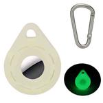 Location Tracker Anti-Lost Silicone Protective Cover For AirTag, Color: Luminous Green