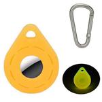 Location Tracker Anti-Lost Silicone Protective Cover For AirTag, Color: Luminous Yellow